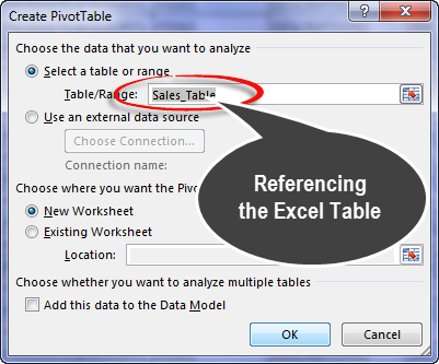 Pivot Table Data Range Update Windows